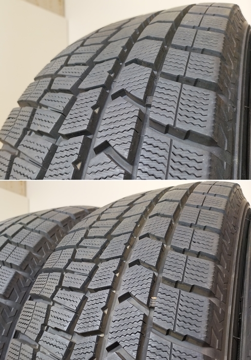 DUNLOP ダンロップ 205/65R16 95Q WINTER MAXX WM02 冬タイヤ スタッドレスタイヤ 4本セット [ W2689 ] 【中古タイヤ】_画像4