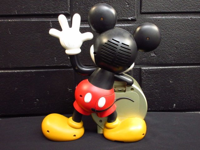 s3558　ミッキーマウス　Disney time　目覚まし時計　動作確認済　ボイス時計　置時計　品番FD450A　ボリューム調整　アラーム　ディズニー_画像6