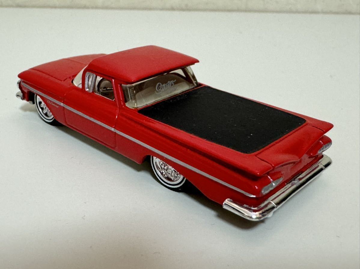 Jada TOYS STREET LOW 1/24&1/64スケールセット ’59 CHEVY EL CAMINO レッド_画像10