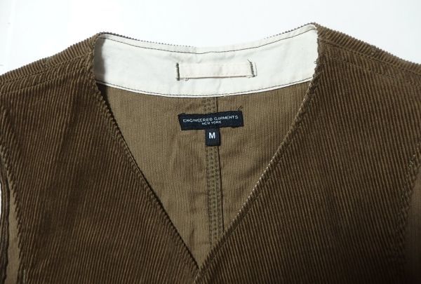 Engineered Garments エンジニアードガーメンツ Upland Vest 11W Corduroy アップランド ベスト M コーデュロイ_画像3