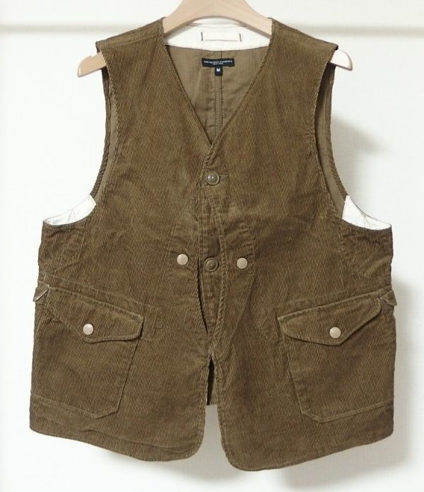 Engineered Garments エンジニアードガーメンツ Upland Vest 11W Corduroy アップランド ベスト M コーデュロイ_画像1