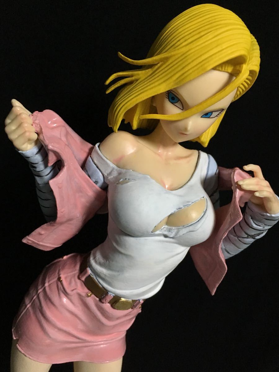 龍珠人造人18號GLITTER    原文:ドラゴンボール　人造人間18号 GLITTER&GLAMOURS-ANDROID NO.18- 生足改造 リペイント(ピンク ver.)