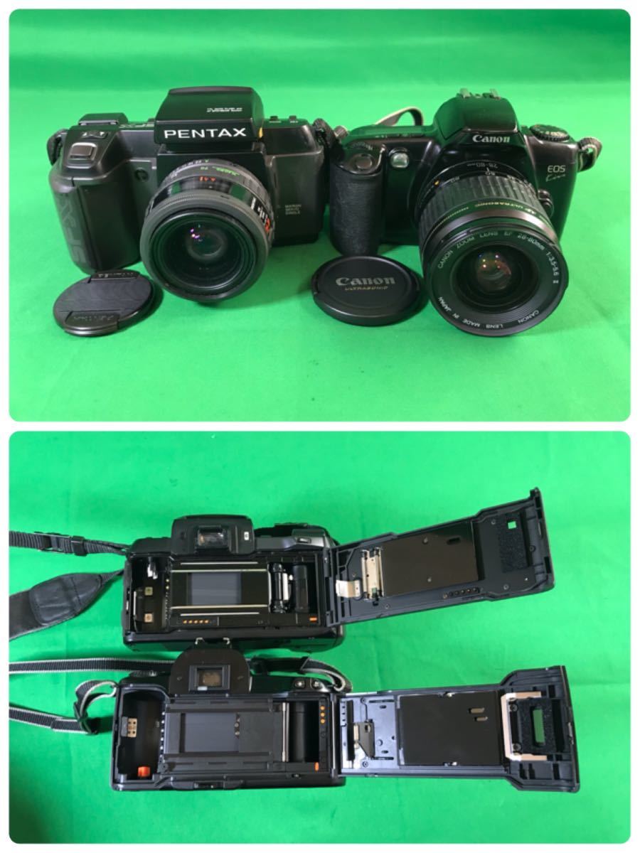 1,000円売切■ 動作未確認 Nikon F50 F-401 Canon EOS kiss PENTAX SFX MINOLTA ZOOM80 a7000 レンズ おまとめ okoy-2402174-193★N1024_画像3