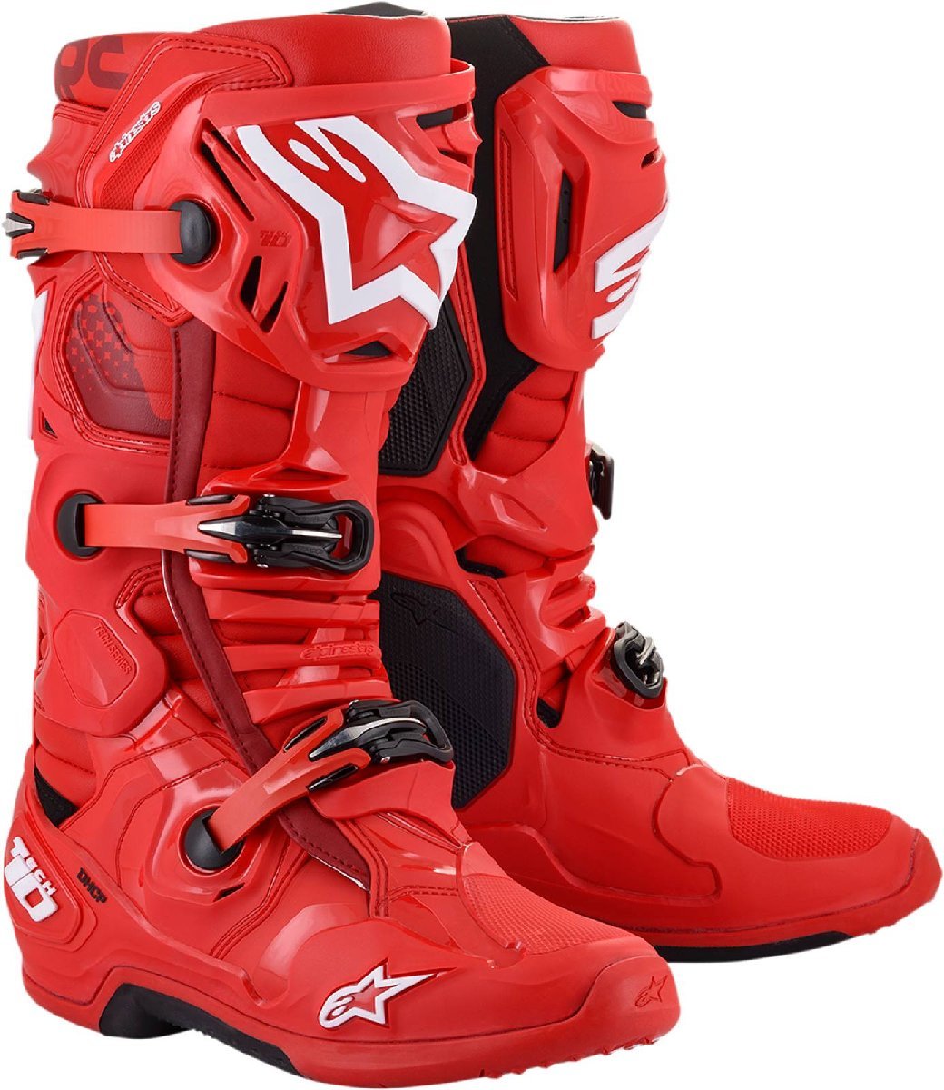 US 11 - レッド - ALPINESTARS アルパインスターズ Tech 10 ブーツ_画像1