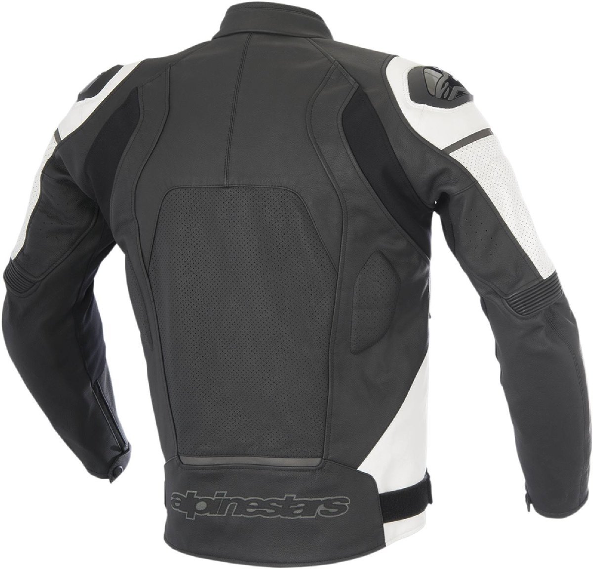 サイズ US 46 / EU 56 - ブラック/ホワイト - ALPINESTARS アルパインスターズ Core Airflow レザー ジャケット_画像2