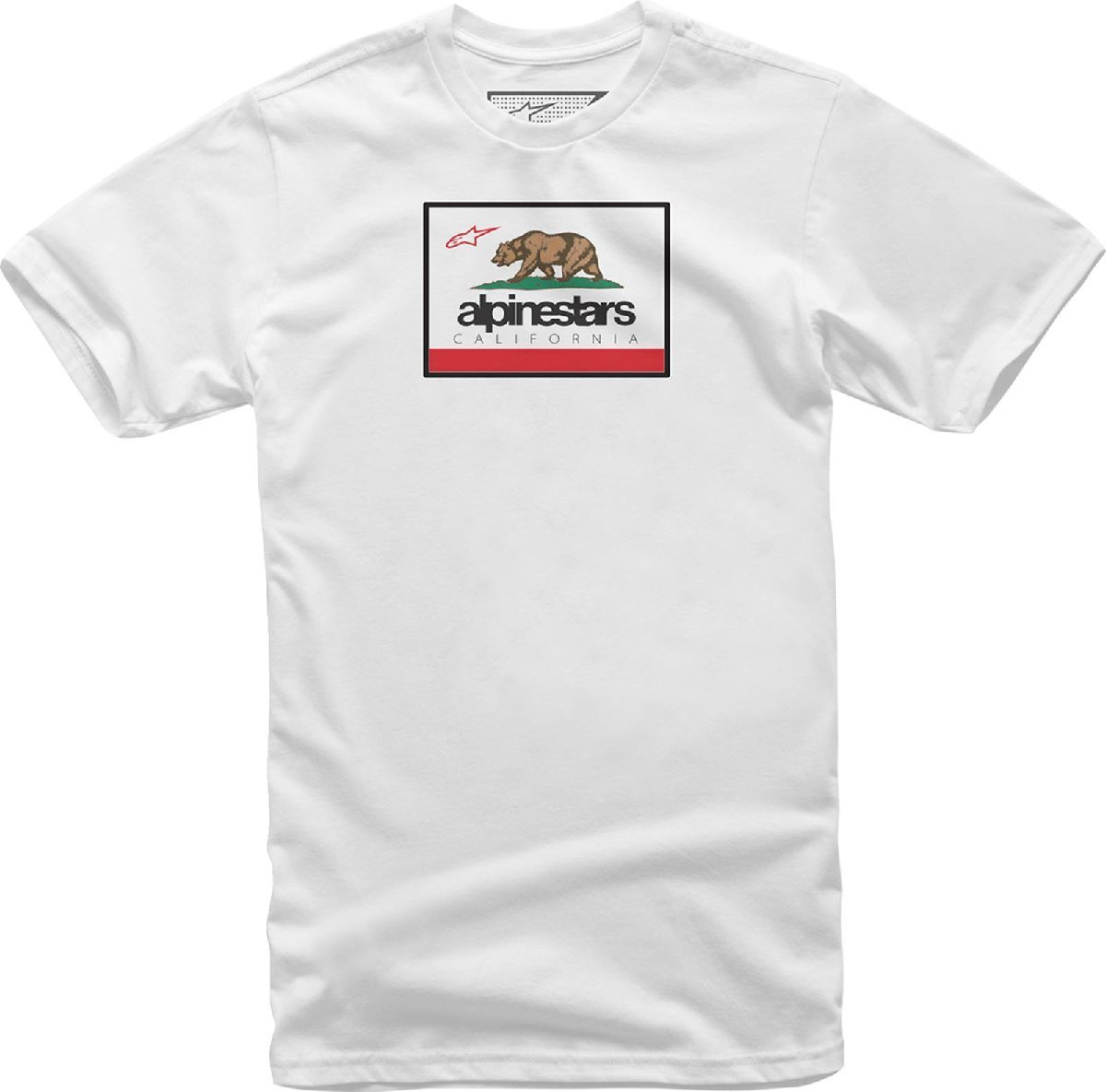 Lサイズ - ホワイト - ALPINESTARS アルパインスターズ Cali 2.0 Tシャツ_画像1