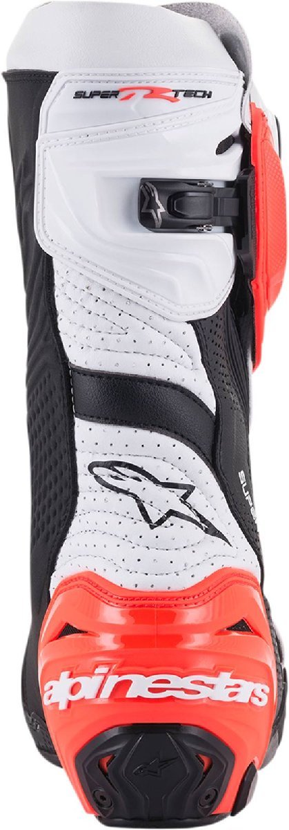 US 9.5 / EU 44 - ブラック/Fluo レッド/ホワイト - ALPINESTARS アルパインスターズ Supertech V ブーツ_画像3