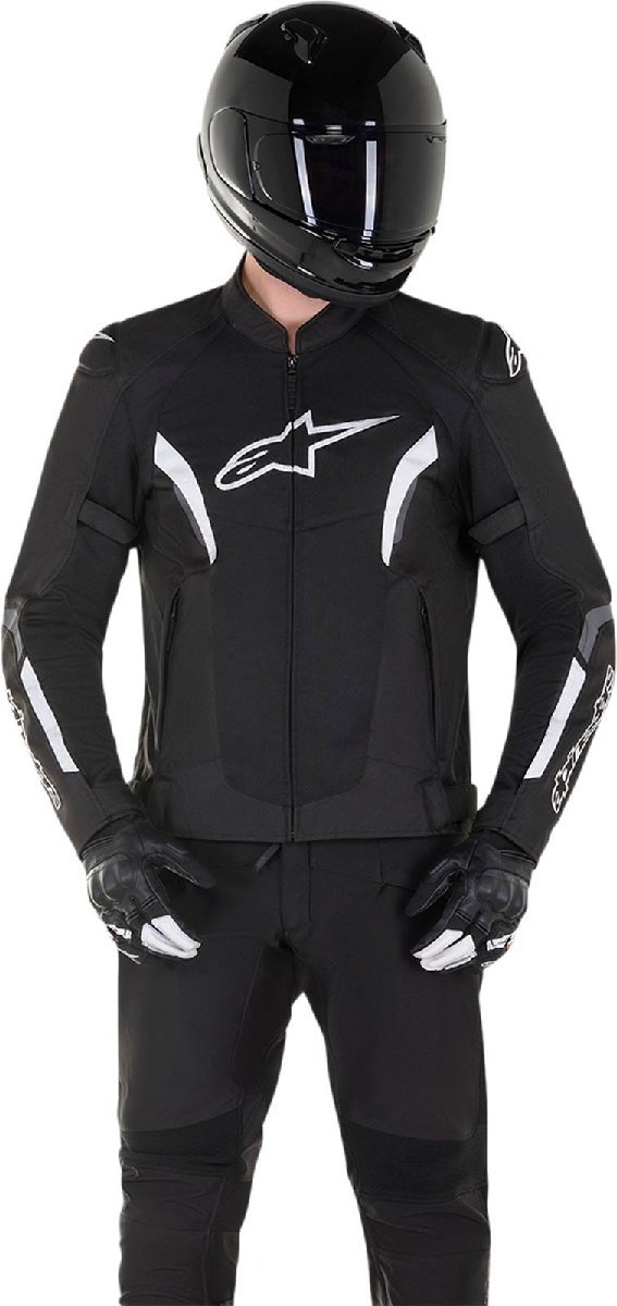 XLサイズ - ブラック/ホワイト - ALPINESTARS アルパインスターズ AST Air v2 ジャケット_画像3