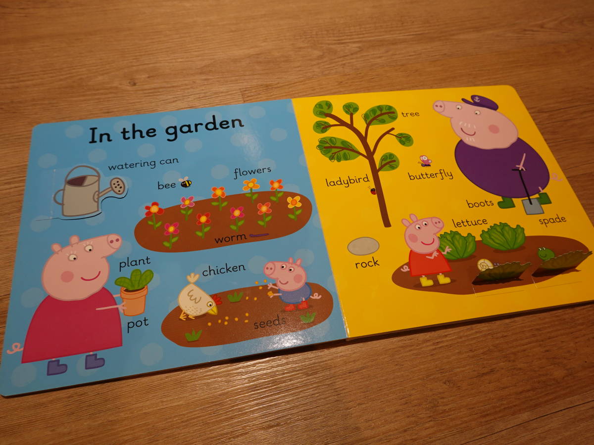 【イギリス人の子供が英語学習で読む絵本/英語子供教育用】Peppa Pig ペパピッグ 絵本 6冊set (フラップブック）_画像10