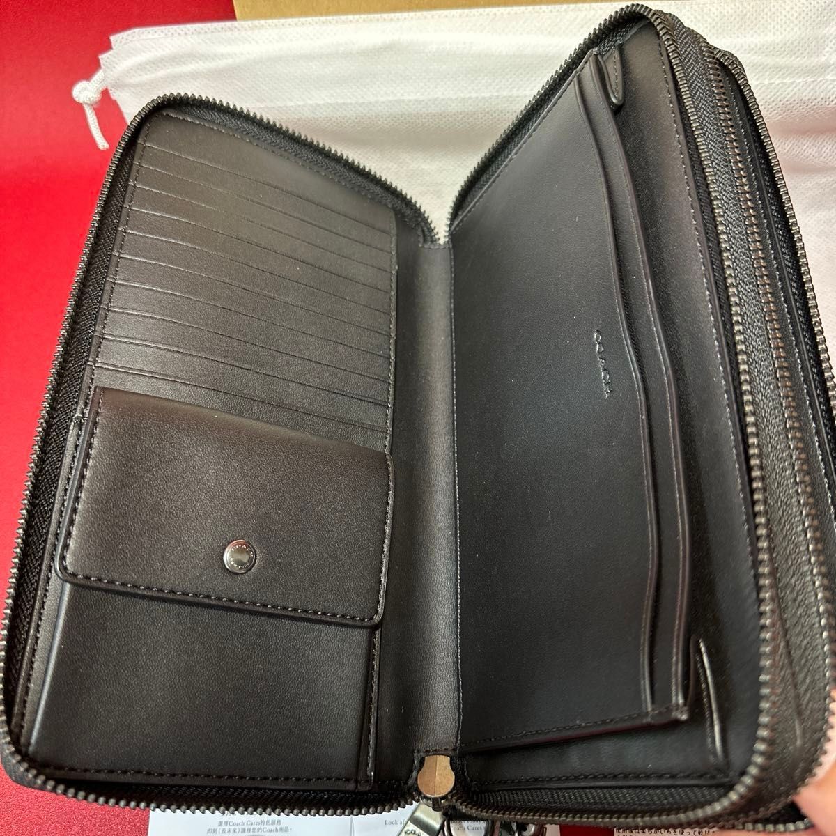 新品未使用コーチ ダブル ジップ トラベル オーガナイザー 新品未使用コーチ ダブル ジップ トラベル オーガナイザー