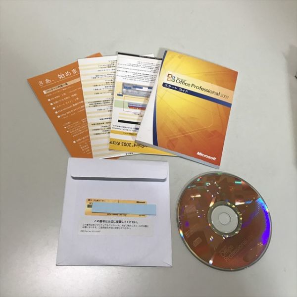 Z10941 ◆マイクロソフト オフィス　Office Professional 2007 Windows PCソフト 未チェック品_画像3