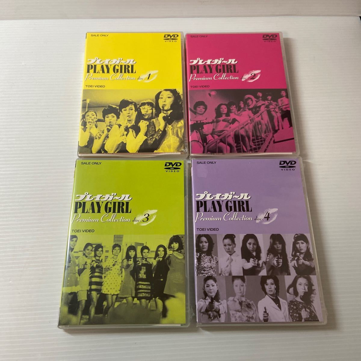 * unopened *. Tama .[ Play girl ]DVD all 4 volume set rare Showa era drama 