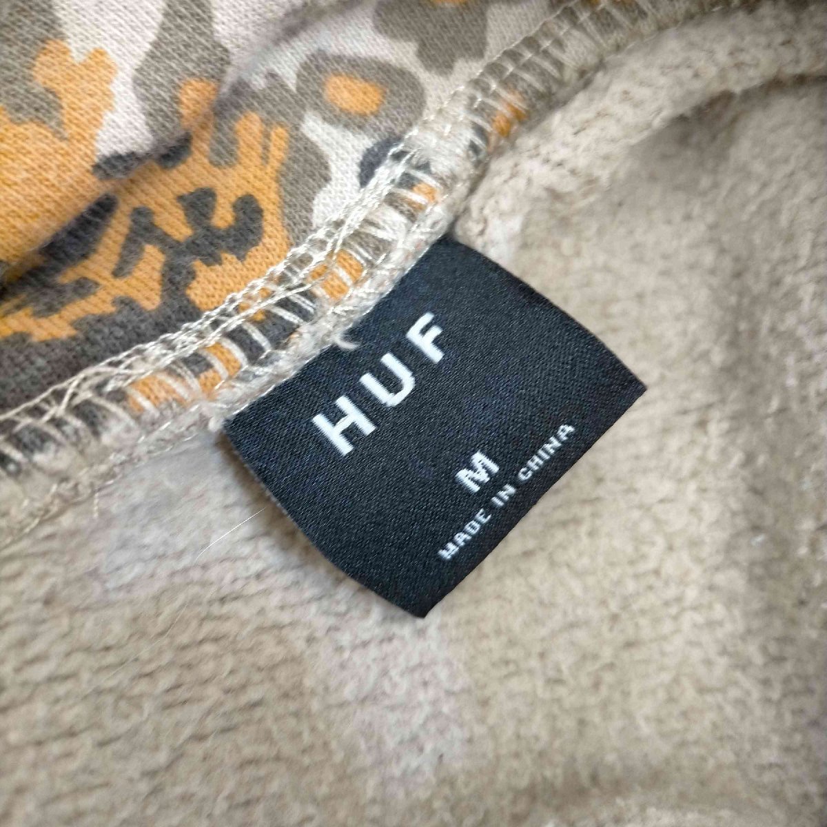 HUF(ハフ) CONTRA 1/4 ZIP FLEECE メンズ JPN：M 中古 古着 0336_画像6