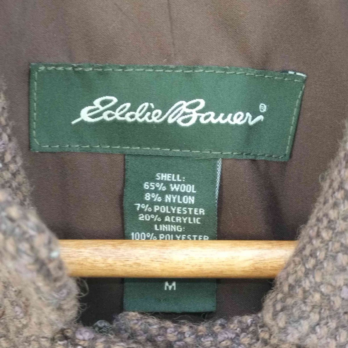 Eddie Bauer(エディーバウアー) ウールナイロン ステンカラーコート レディース import： 中古 古着 0606_画像6