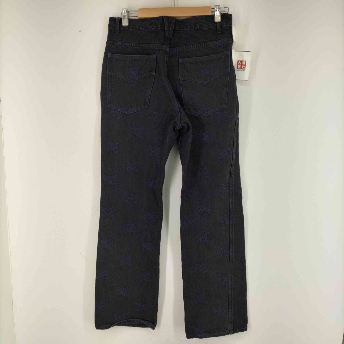 Needles(ニードルズ) STRAIGHT JEAN -13oz DENIM デニムパンツ 総柄パピヨ 中古 古着 0404_画像2