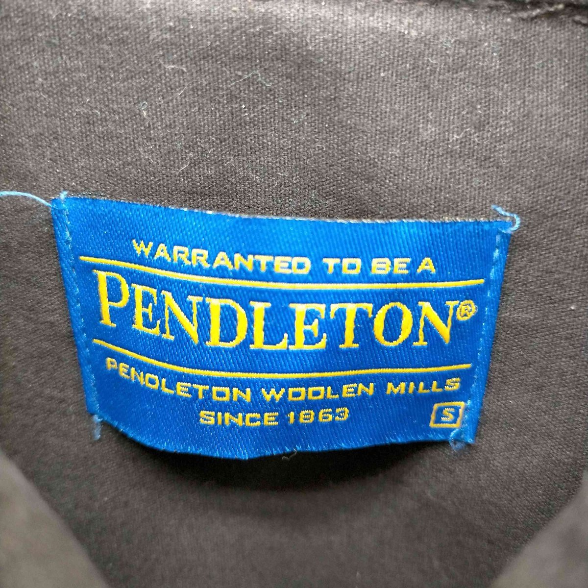 PENDLETON(ペンドルトン) チェック柄 ロングスリーブシャツ メンズ import：S 中古 古着 0210_画像6