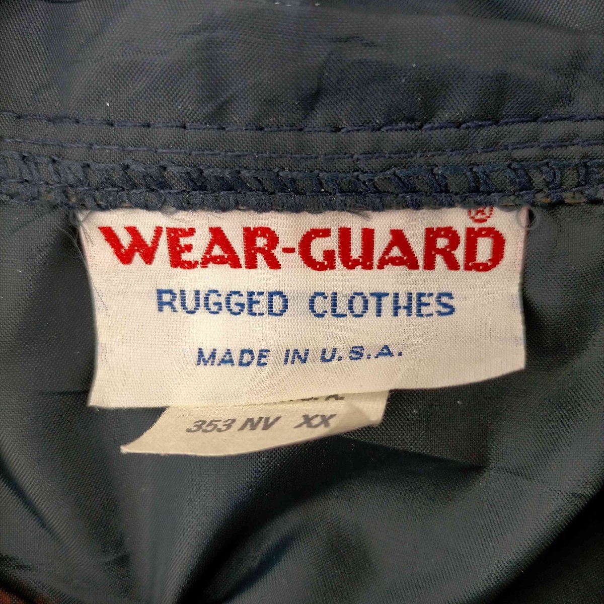 Wear Guard(ウェアーガード) 80s USA製 ナイロンコーチジャケット メンズ import： 中古 古着 0315_画像6