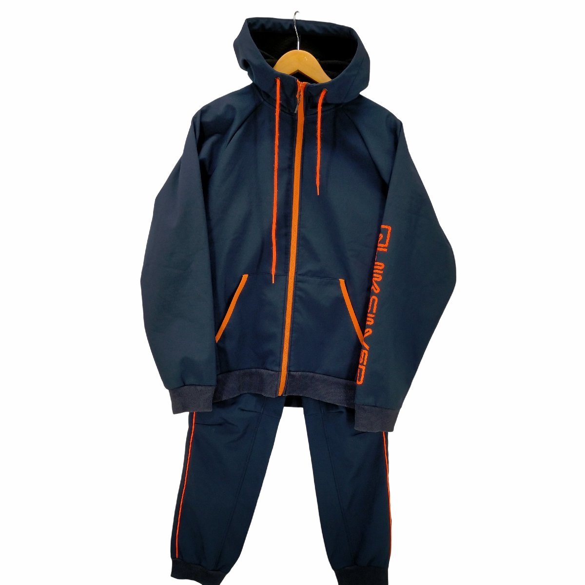 Quiksilver(クイックシルバー) 撥水スウェットジップアップパーカーセットアップ メンズ JPN： 中古 古着 0723_画像1