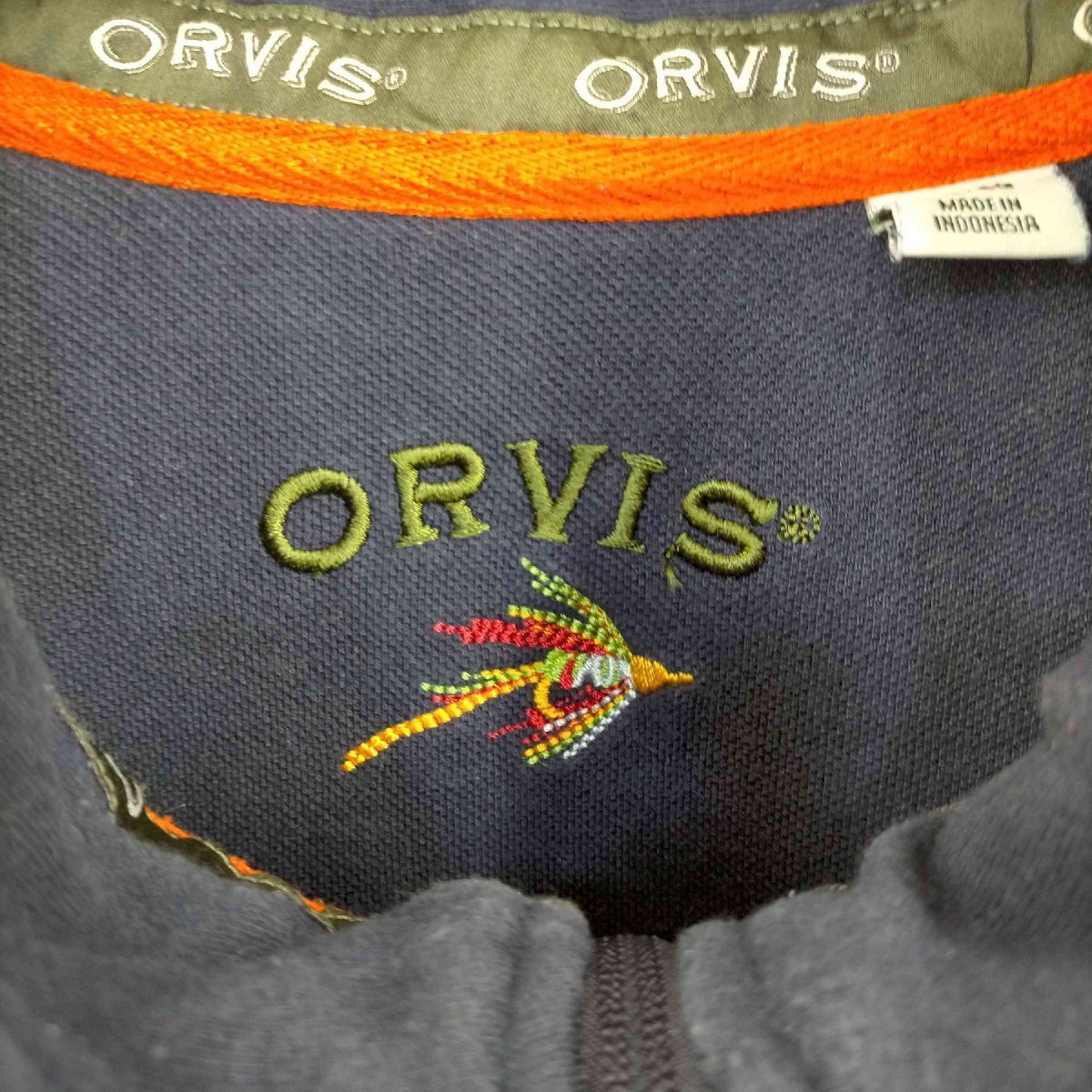 ORVIS(オービス) ハーフジップスウェット メンズ import：XL 中古 古着 0153_画像6