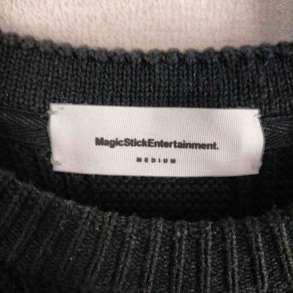 MAGIC STICK(マジックスティック) BYARLANT CREW KNIT コットンニット メンズ 中古 古着 0742_画像6