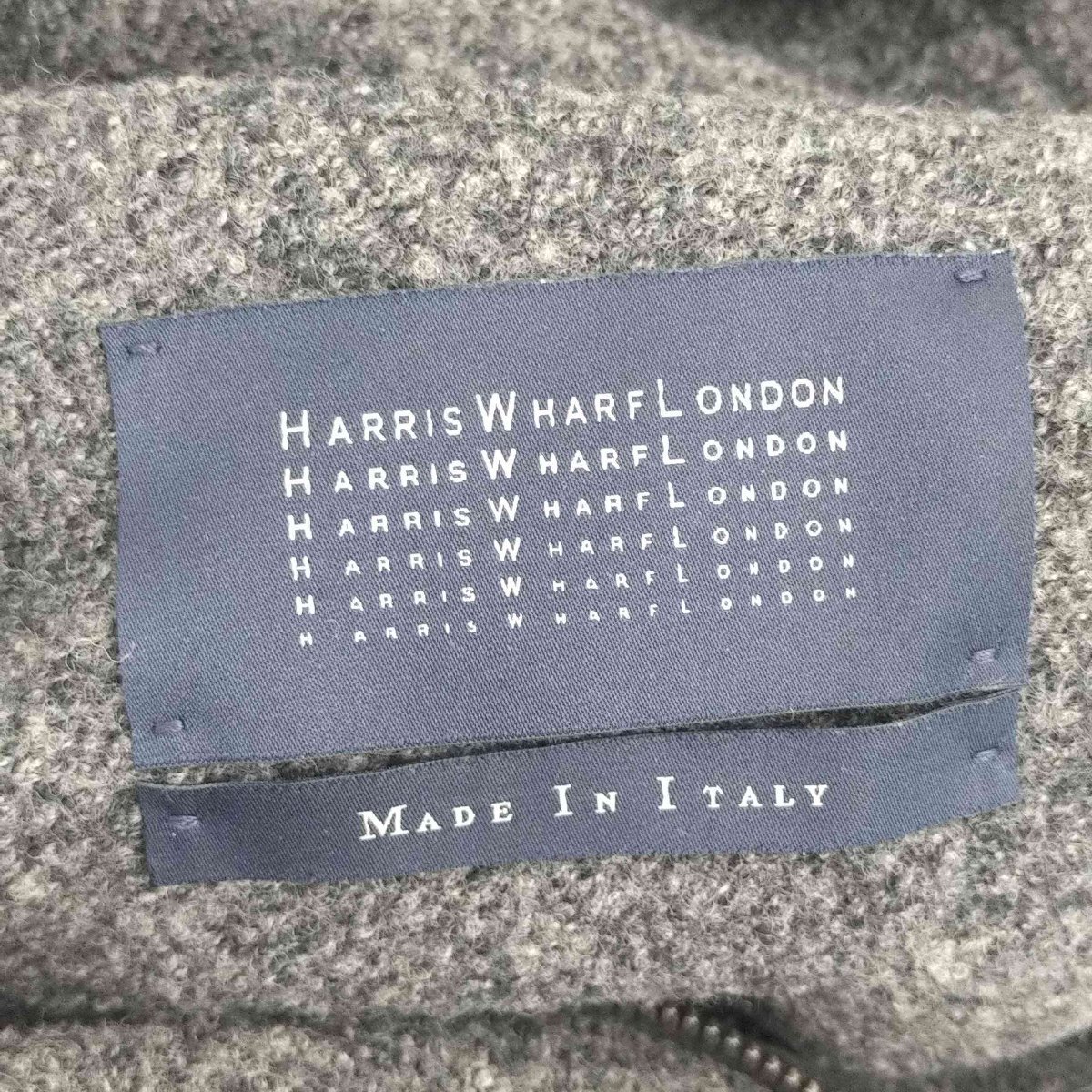 HARRIS WHARF LONDON(ハリスワーフロンドン) イタリア製 ウールダッフルコート メンズ 中古 古着 0130_画像6