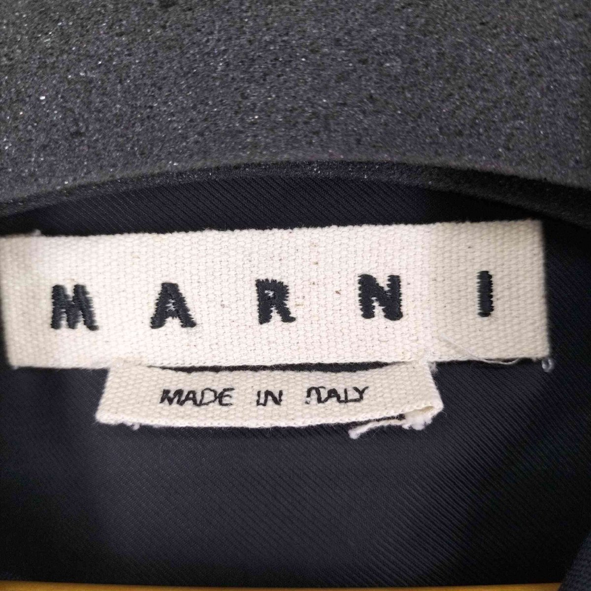 MARNI(マルニ) トロピカルウール オープンカラーオーバーシャツ メンズ JPN：50 中古 古着 1245_画像6