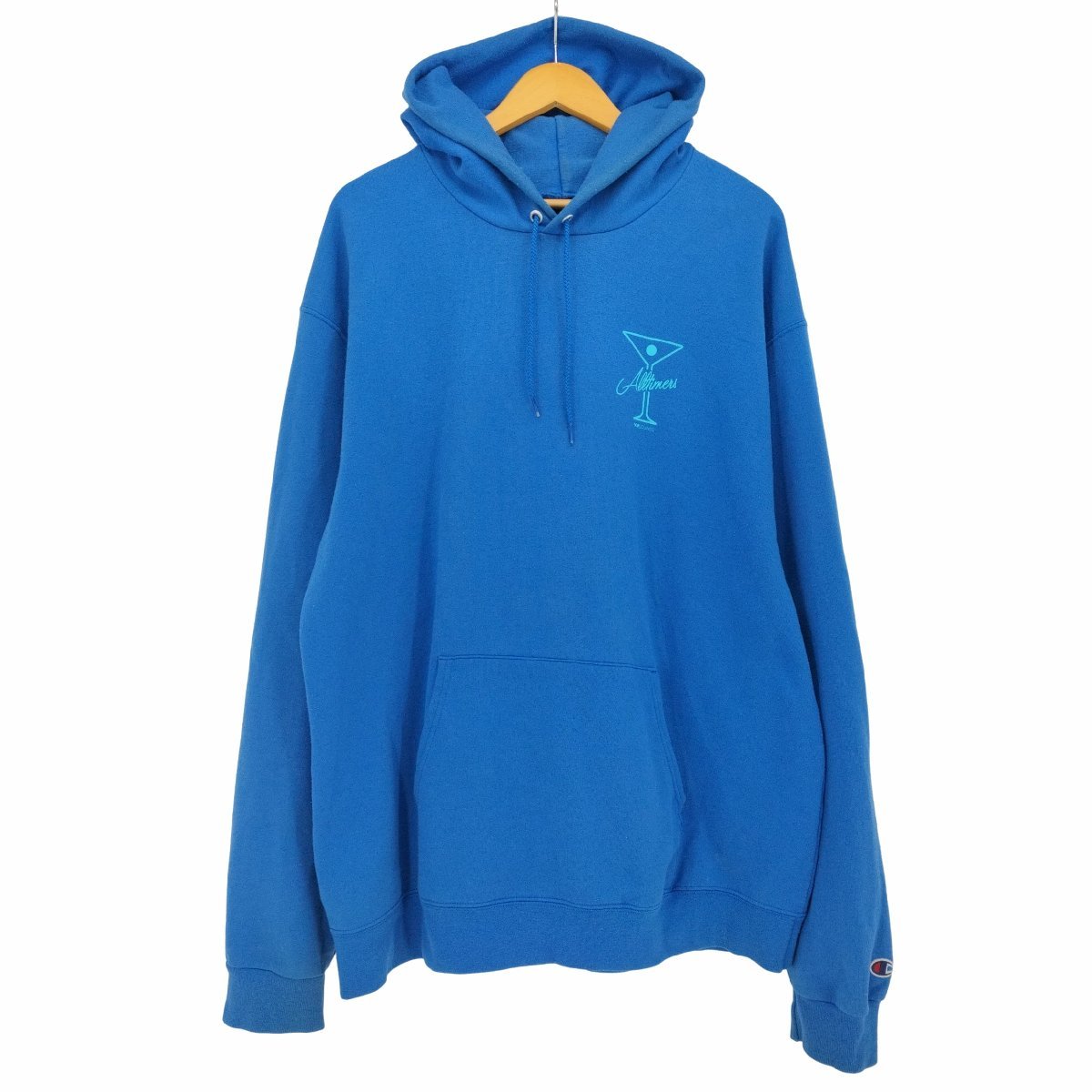 ALLTIMERS(オールタイマーズ) LEAGUE PLAYERS CHAMPION HOODIE リー 中古 古着 0122_画像1