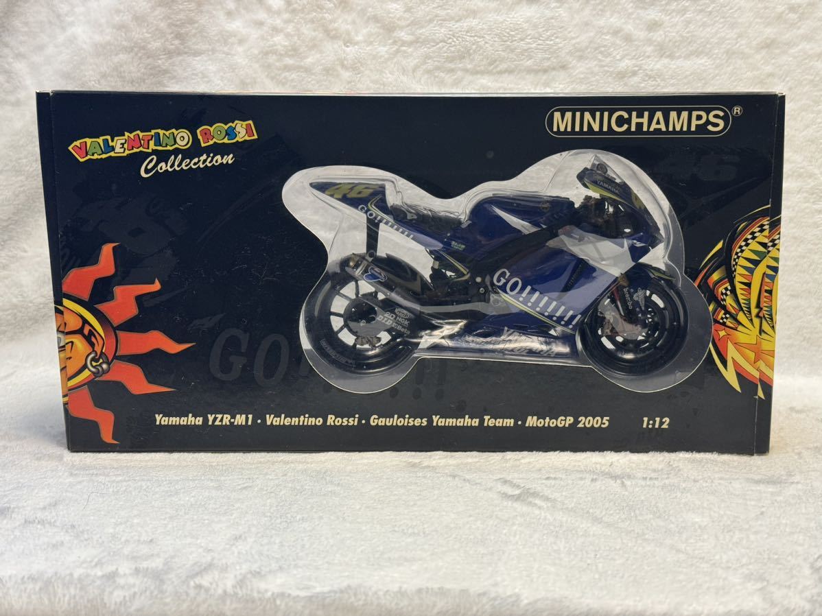 MINICHAMPS ミニチャンプス 1/12 122 053046 Yamaha YZR-M1 Valentino Rossi Gauloises Yamaha Team MotoGP 2005 V.ロッシ ゴロワーズ_車体のみです。フィギュアは別ページにて。