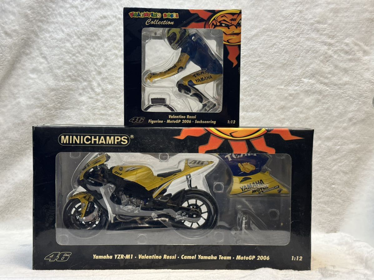 MINICHAMPS ミニチャンプス 1/12 122 063046 Yamaha YZR-M1 Valentino Rossi Camel Yamaha Team MotoGP 2006 V.ロッシ_同時出品しております。