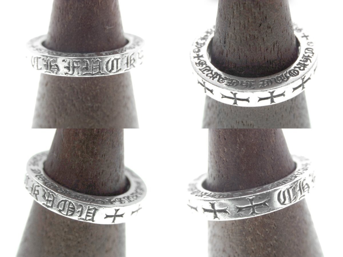 格安販売の クロムハーツ 16320円 CHROME 3mm 】 SPACER 3mm 【 □ HEARTS 指輪