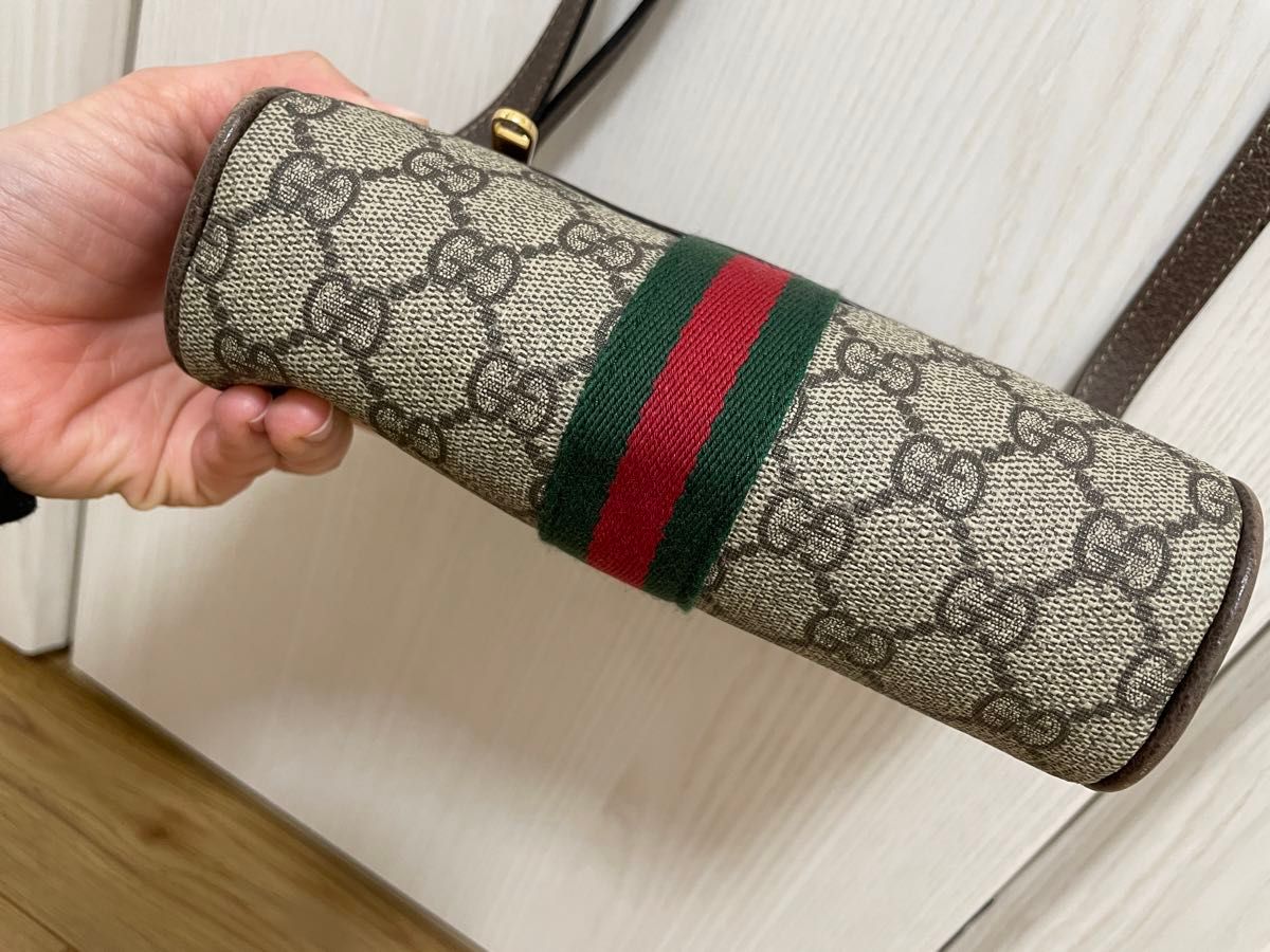 美品GUCCI グッチ　ggスプリーム ミニバッグ