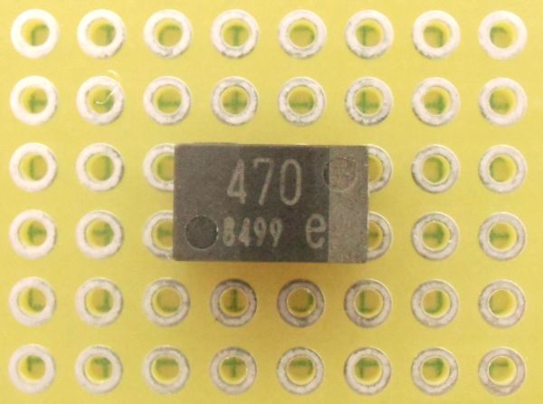 [10個] SP-Cap 2.5V 470uF Panasonic 高品質デジタル電源向き ●導電性高分子タンタル固体電解コンデンサ_2.54mmピッチ基板上