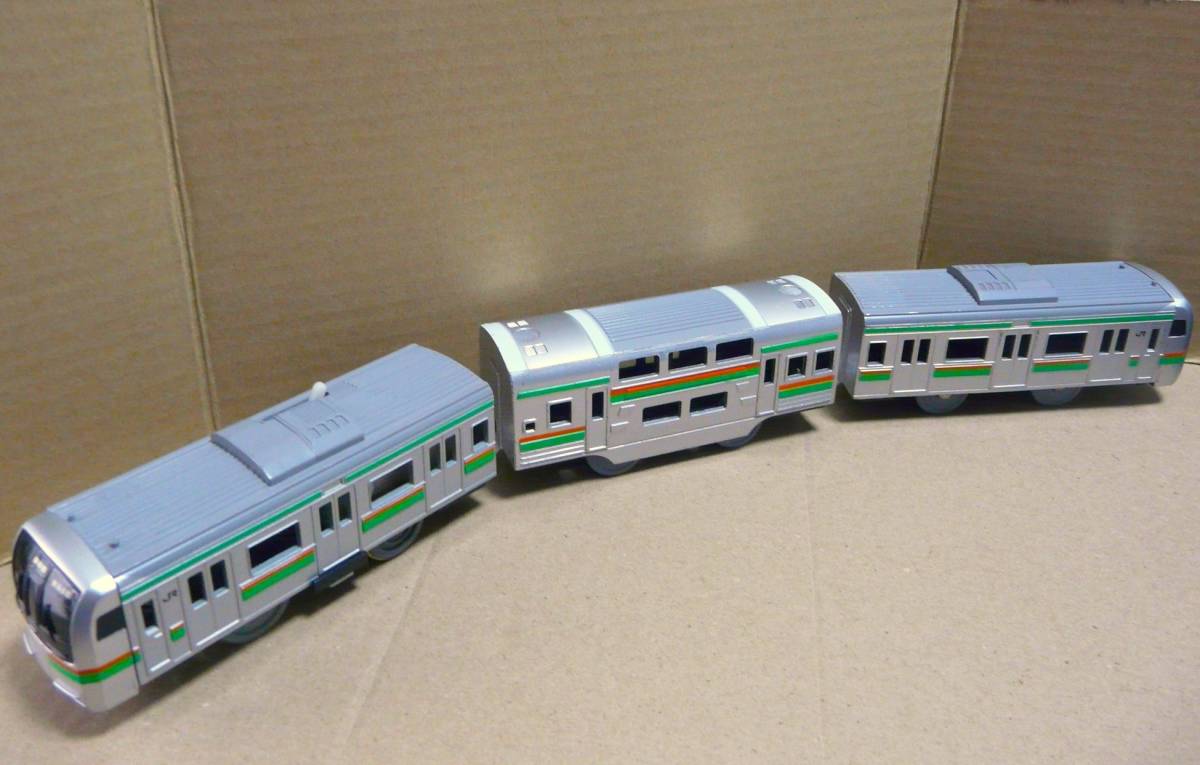 プラレール車両 E217系東海道線 湘南色 usedの画像3