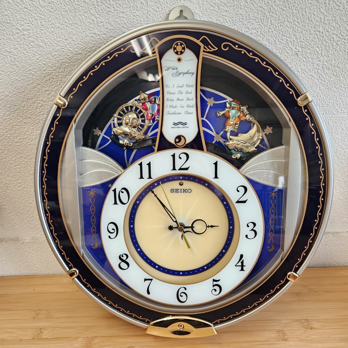 稼働品】SEIKO メロディー時計 ウエーブシンフォニー 電波時計 稼働品】SEIKO メロディー時計 ウエーブシンフォニー 電波時計