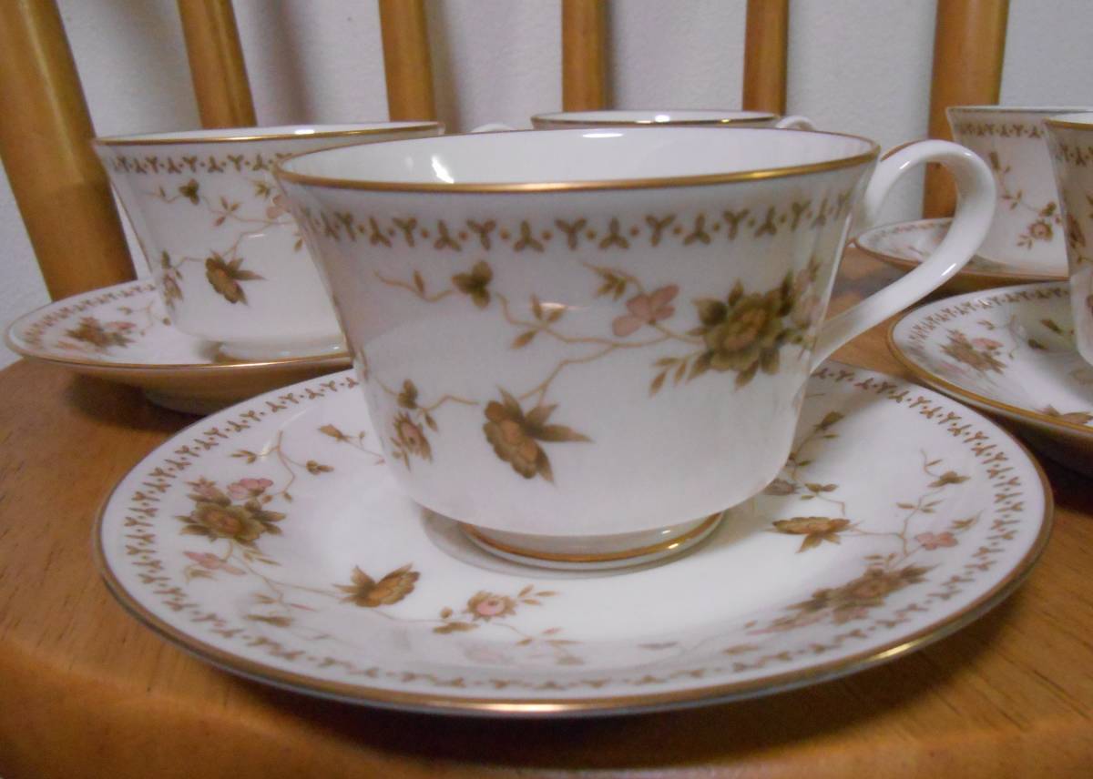 未使用★Noritake ノリタケ カップ＆ソーサー　5客_画像6