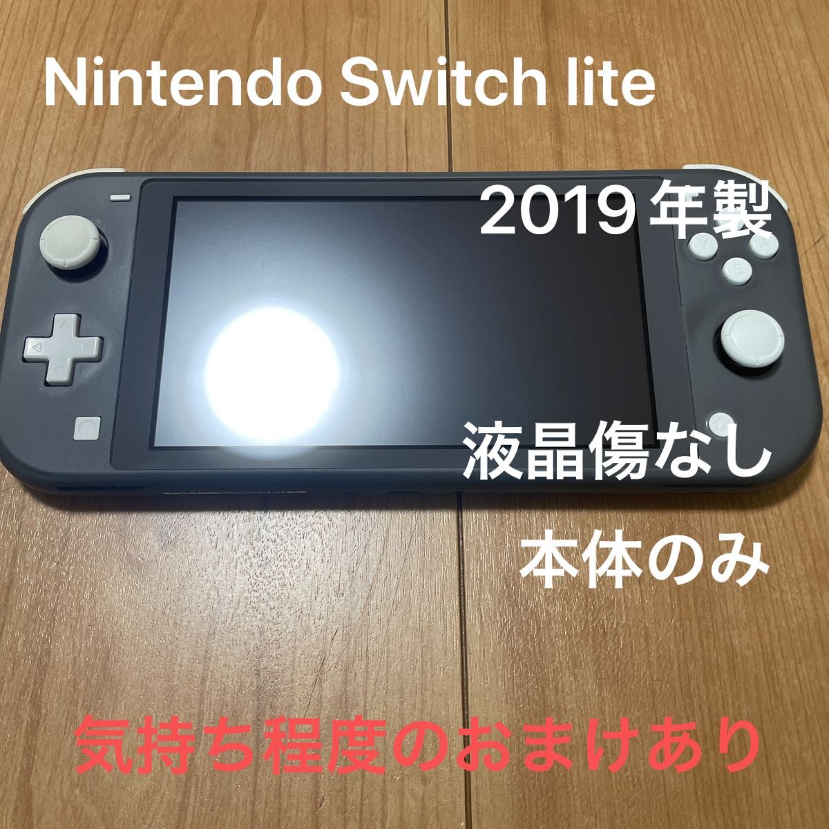 0601192【液晶傷なし】Nintendo Switch lite グレー 本体のみ 0601192【液晶傷なし】Nintendo Switch lite グレー 本体のみ