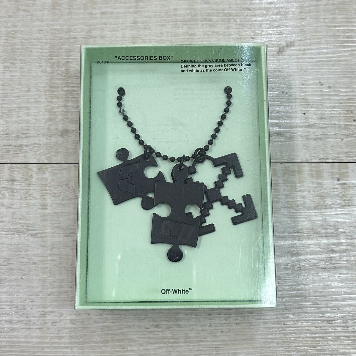 Off-White オフホワイト PUZZLE BRACELET BLACK BLACK パズル ブレスレット ブラック ブラック Virgil Abloh ヴァージル アブロー FREEの画像1