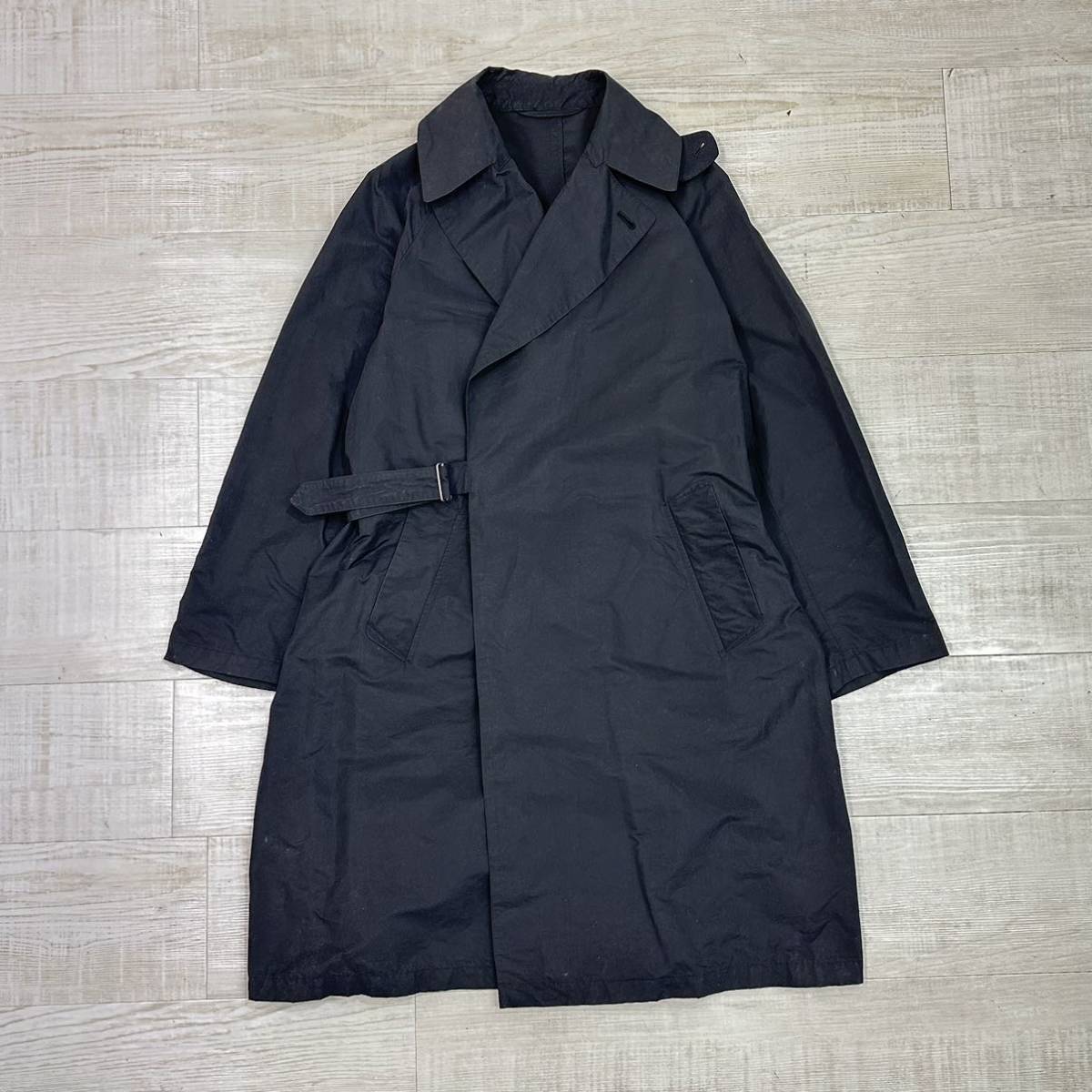 17ss 2017 名作 COMOLI コモリ COTTON NYLON TIELOCKEN COAT K01-04004 パラフィン加工 コットン ナイロン タイロッケン コート サイズ 2_画像3