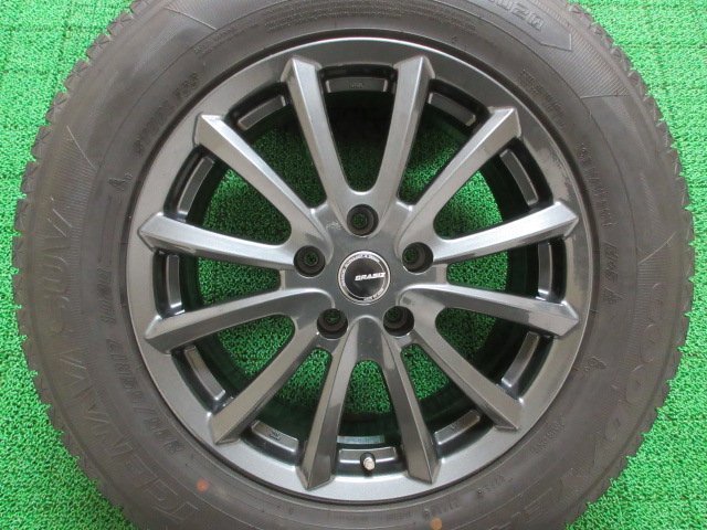 ZD815【送料無料 SALE品】225/65R17 超溝高 8.5分山 スタッドレス ICENAVI SUV 20年製 ホイールセット 4本 激安 エクストレイル CX-5 CX-8_画像8