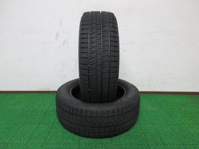 ZD816【送料無料】205/55R16 超溝高 8.5分山 ブリヂストン スタッドレス VRX2 ♪ 21年製 2本 激安 リーフ アテンザ レガシィ BRZ ゴルフ 等_画像1