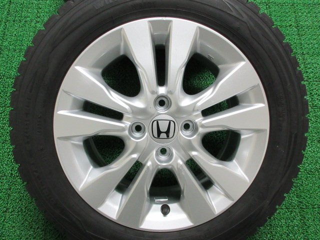 ZT897【送料無料 在庫処分】185/60R15 超溝高 8.5分山 スタッドレス WINTERMAXX WM01 アルミ ホイールセット 4本 ホンダ 純正 フィット 等_画像7