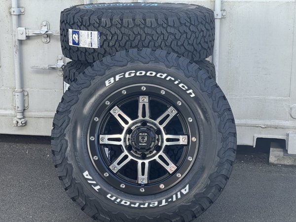 新品 17インチ タイヤホイールセット pcd139.7 6h グッドリッチ 265/65R17 ハマーH3 サバーバン アバランチ タイタン 純正フェンダー対応！_画像2