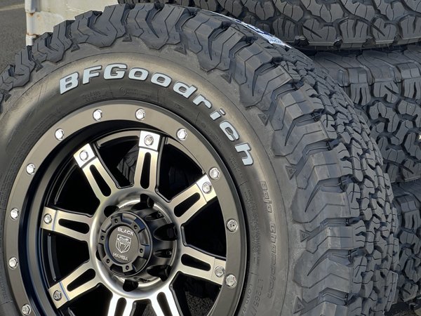 新品 17インチ タイヤホイールセット pcd139.7 6h グッドリッチ 265/65R17 ハマーH3 サバーバン アバランチ タイタン 純正フェンダー対応！_画像10