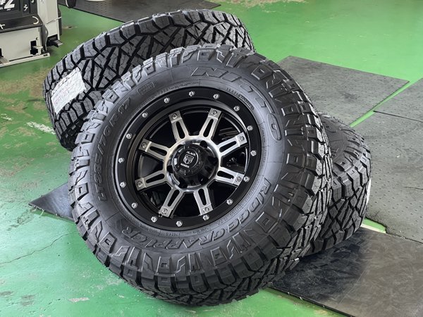 車検対応 新品 17インチ タイヤホイールセット pcd139.7 6h NITTO 265/65R17 Chevrolet シボレー サバーバン アバランチ 純正車高装着可_画像3