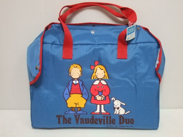 1984年 THE VAUDEVILLE DUO かばん　バッグ ザ ボードビルデュオ エディ&エミィ サンリオ 昭和レトロ 当時物_画像1