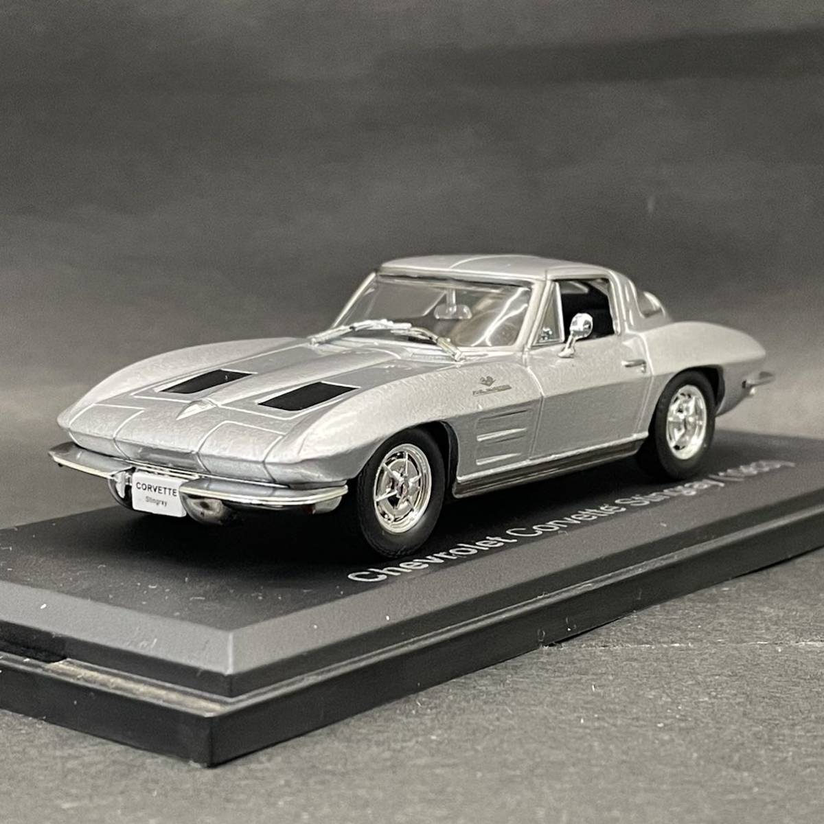 ■シボレー コルベット スティングレイ(1963)■アシェット■Corvette Stingray■1/43■国産名車コレクション■ミニカー■ケース入り■_画像1