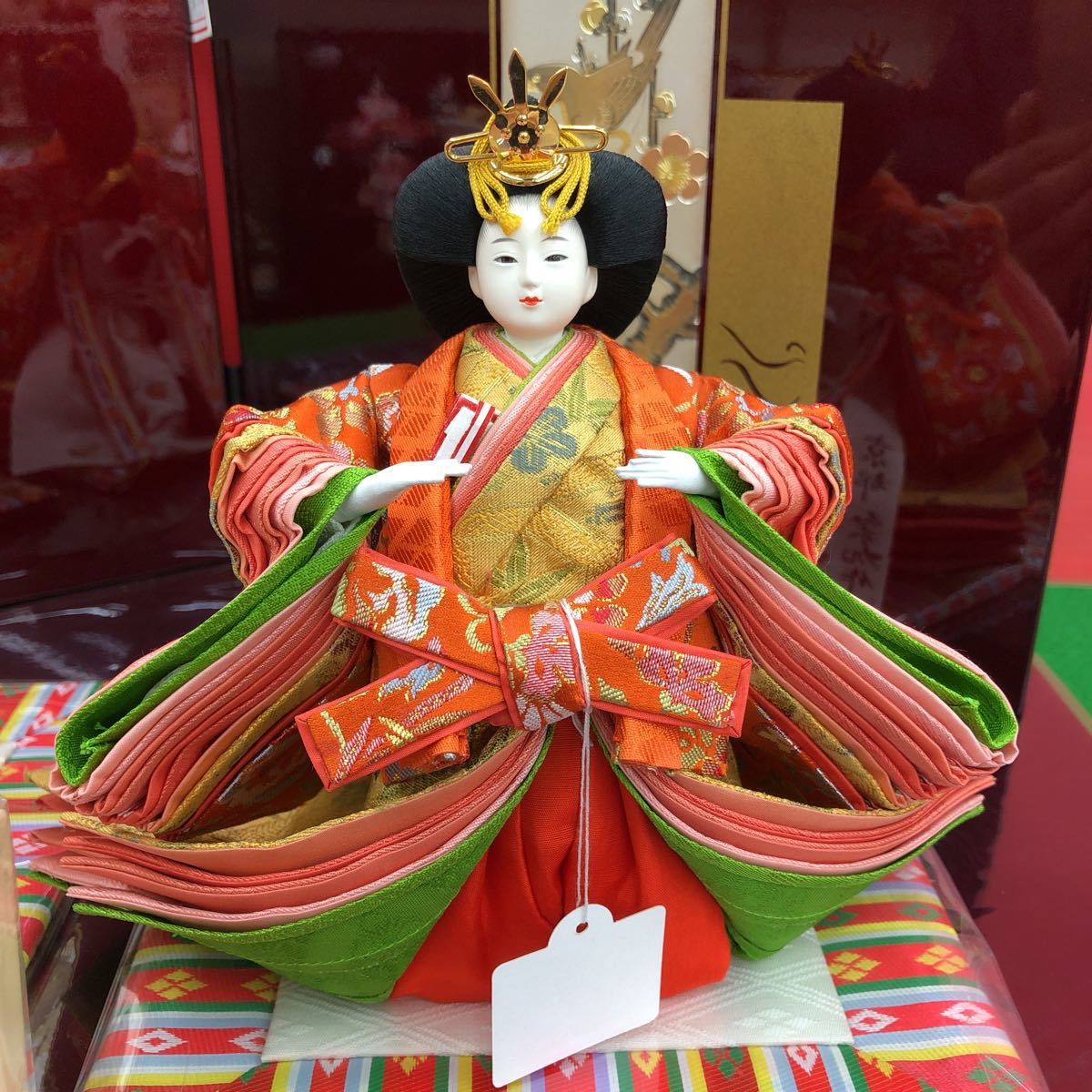 ヤフオク 雛人形 京都采加 作 51cm 親王飾り 芥子 立ち雛 ヤフオク 雛人形 京都采加 作 51cm 親王飾り 芥子 立ち雛
