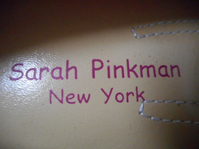 Sarah Pinkman New York ラウンドトゥ スエードパンプス サイズ7.5(24.5cm)_画像9