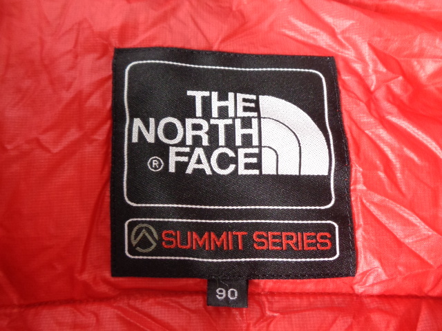 n10◆THE NORTH FACE SUMMIT Series ダウンジャケット◆ザ・ノースフェイス レディース 90/L 赤 ジップインジップ対応 海外輸入正規品 6A_画像6