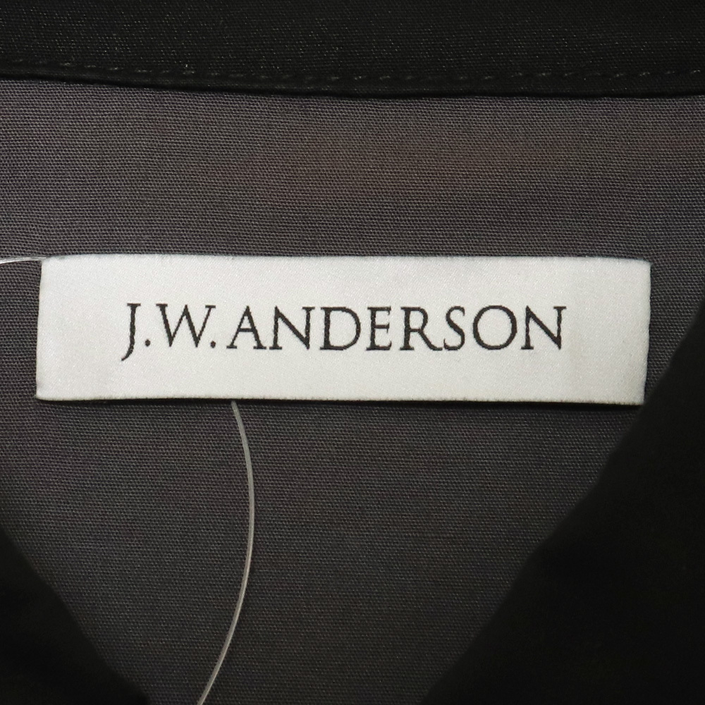 JW ANDERSON STAINED GLASS Collard Volume Top размер 34 серый JW нижний son витражное стекло цвет объем верх рубашка 